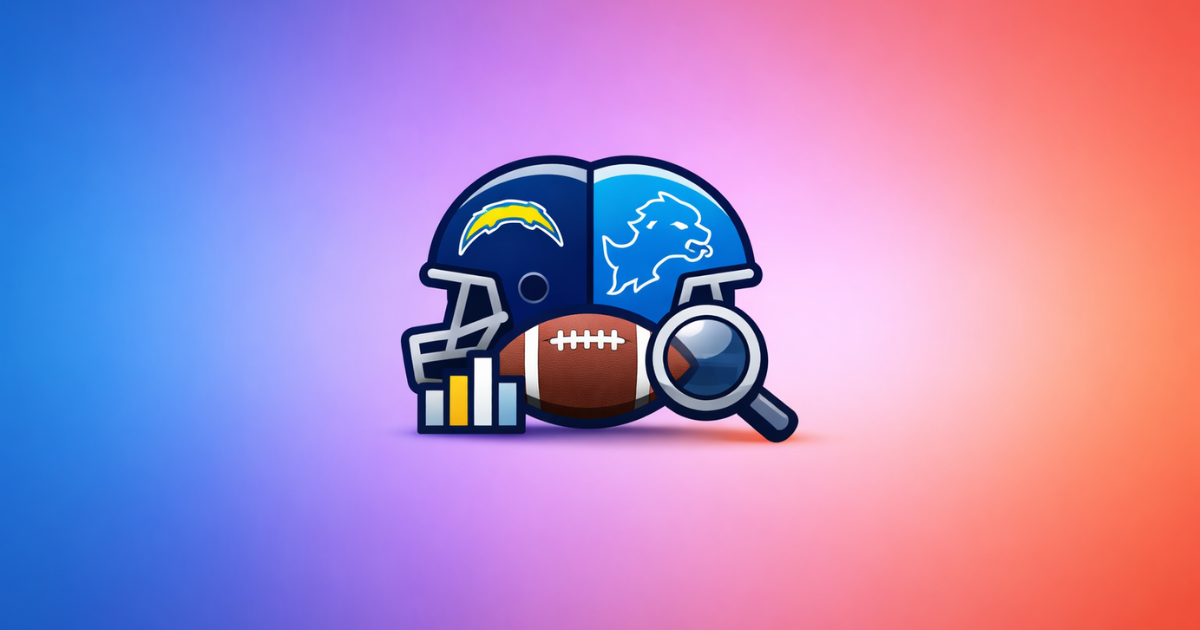 Los Angeles Chargers vs Detroit Lions Match Player Stats