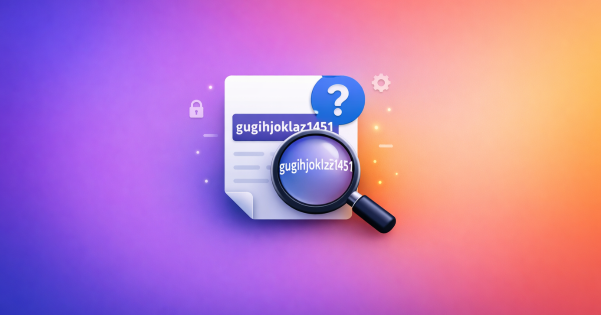 What Is Gugihjoklaz1451