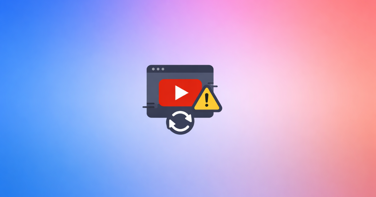 YouTube Video Unavailable Until Reloaded