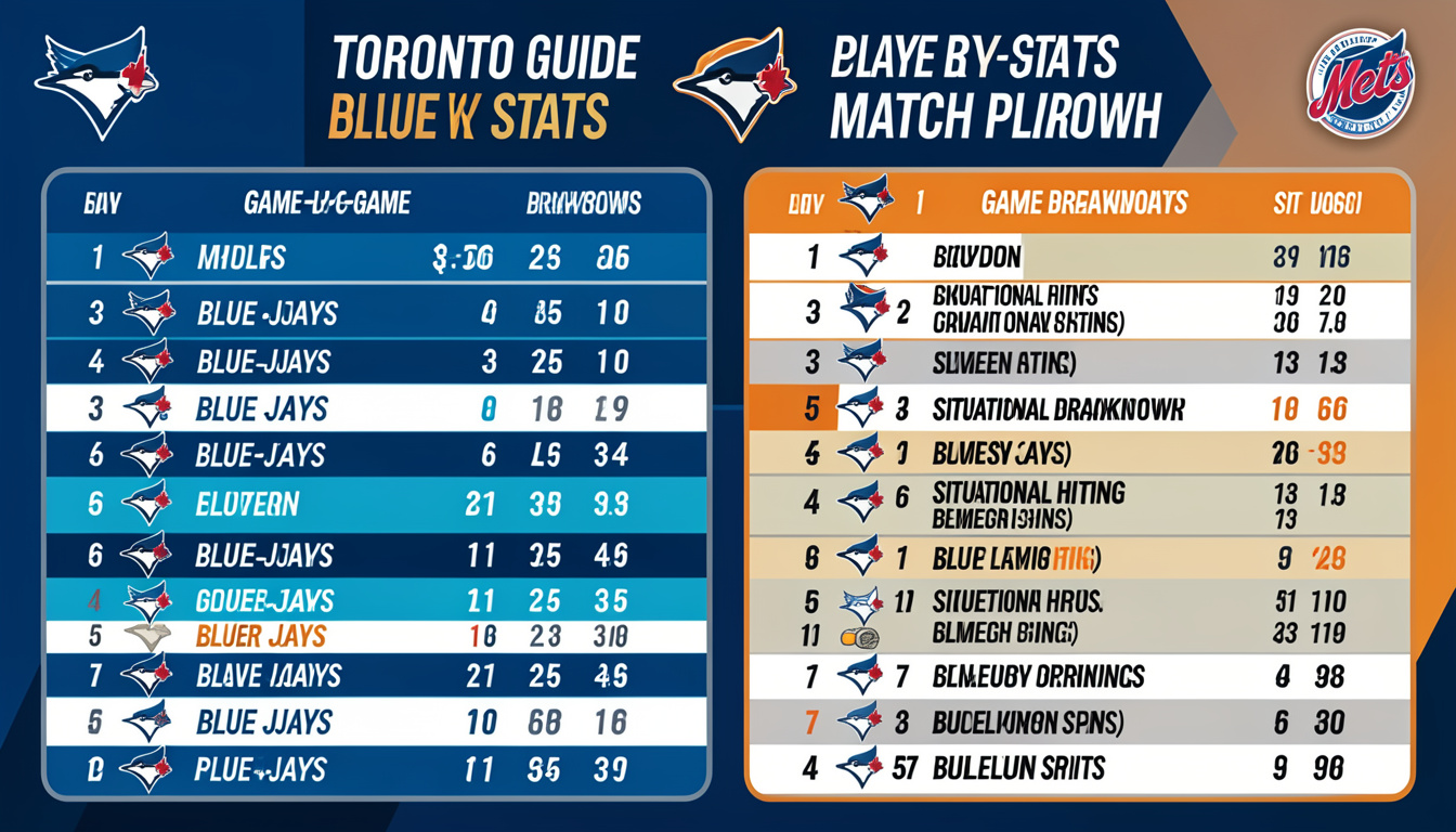 toronto blue jays vs mets match player stats